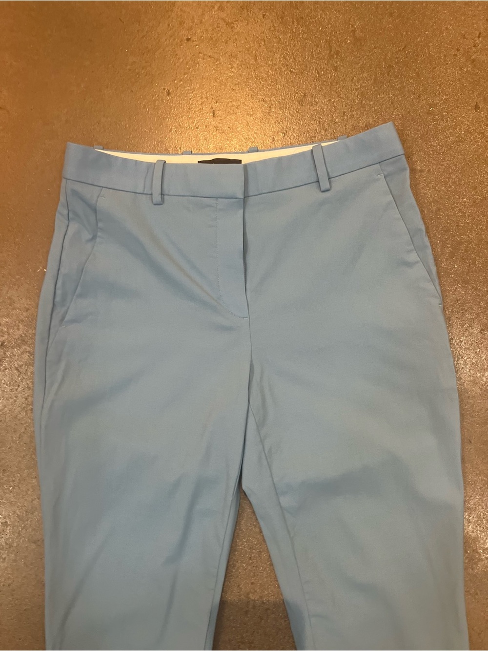 Theory Light Blue Women’s High Waist Dress Pants - Picture 4 of 9